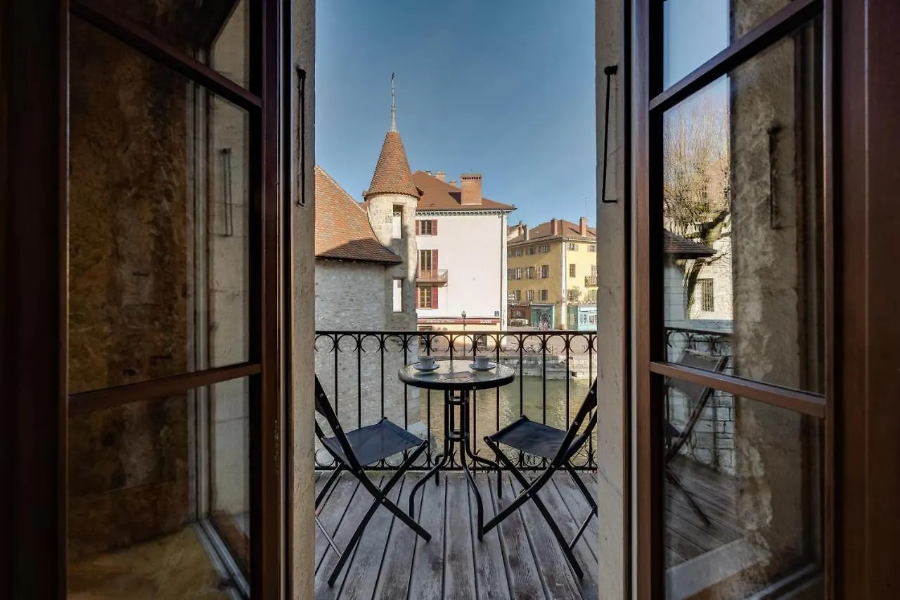 Le Balcon Perriere II - Charming Apartment With Direct View Of The Thiou Annecy