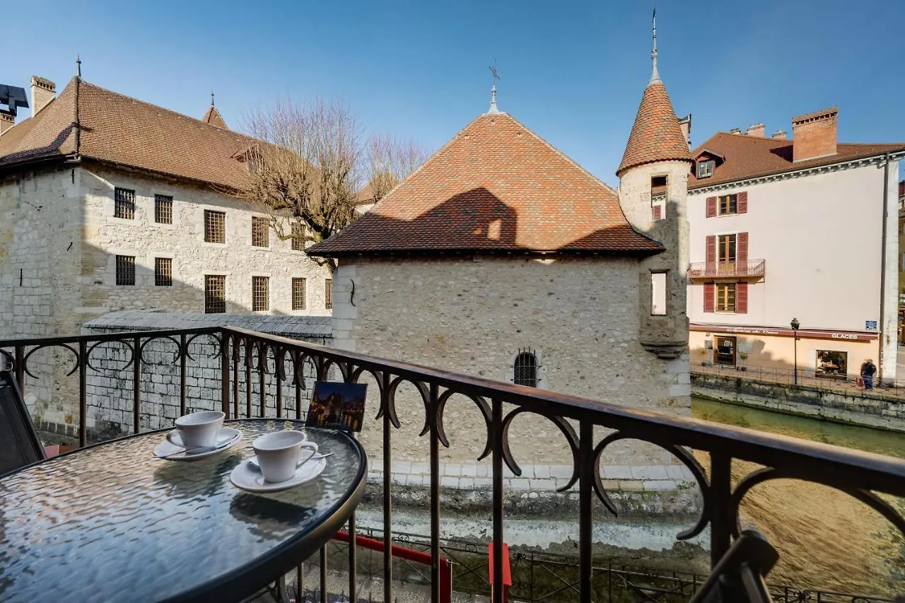 Le Balcon Perriere II - Charming Apartment With Direct View Of The Thiou Annecy 0*,